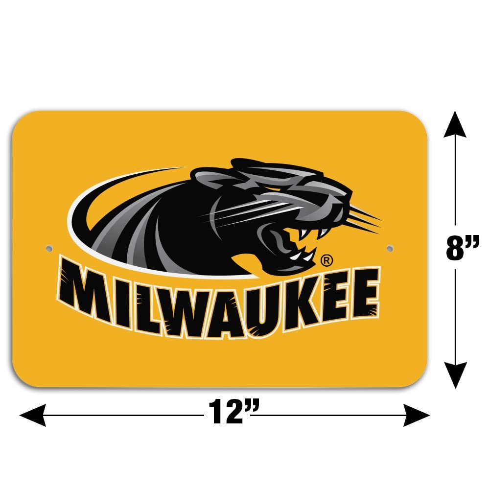 University of Wisconsin Milwaukee Official Logo Wall Sign - Premium Home & Office Decor for Alumni, Fans & Businesses - Perfect for Dorm Rooms, Offices, Gifts & School Spirit Displays