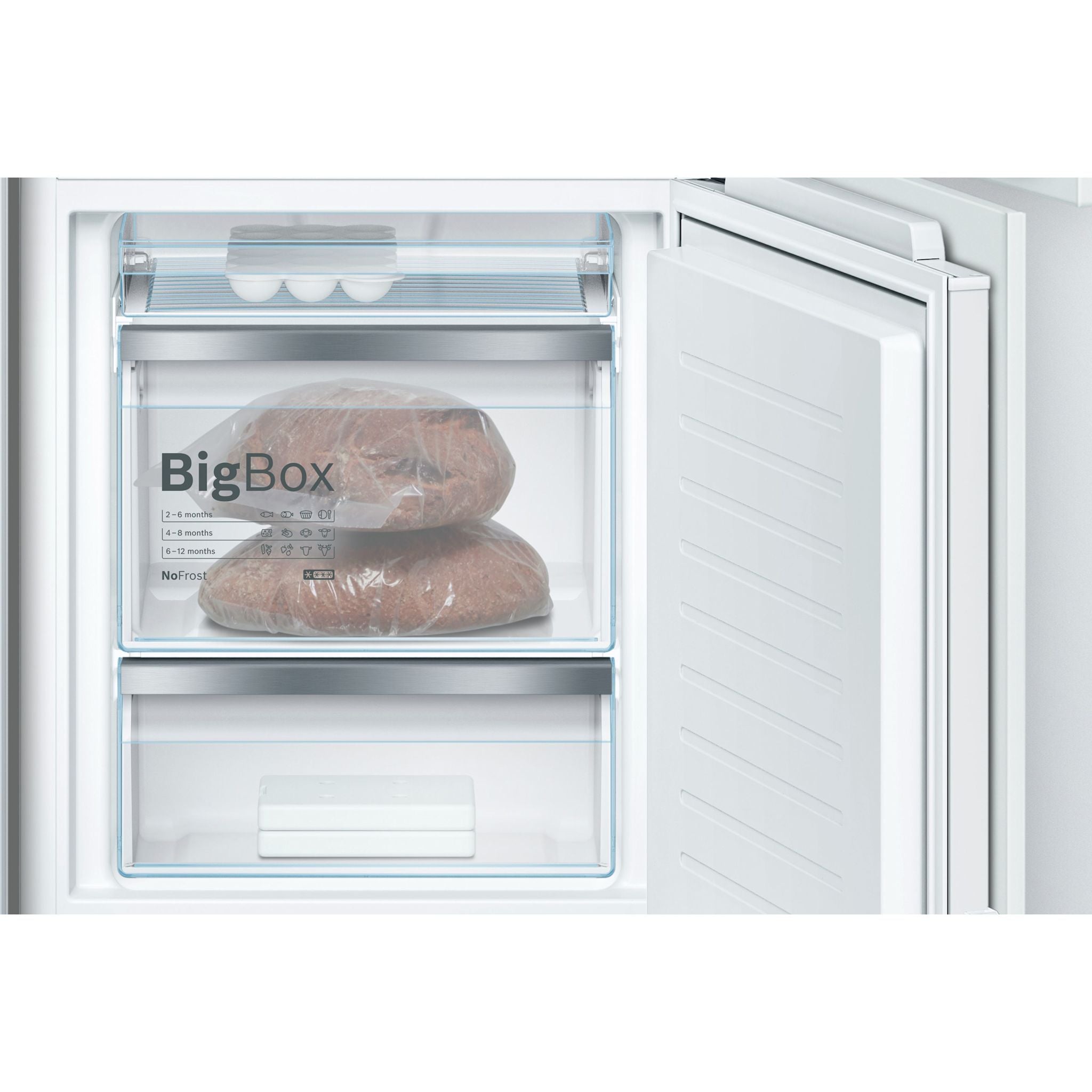 Bosch Built-In Refrigerator - Panel Ready Stainless Steel Smart Fridge (B09IB91NSP) - Perfect for Modern Kitchens and Open-Concept Homes