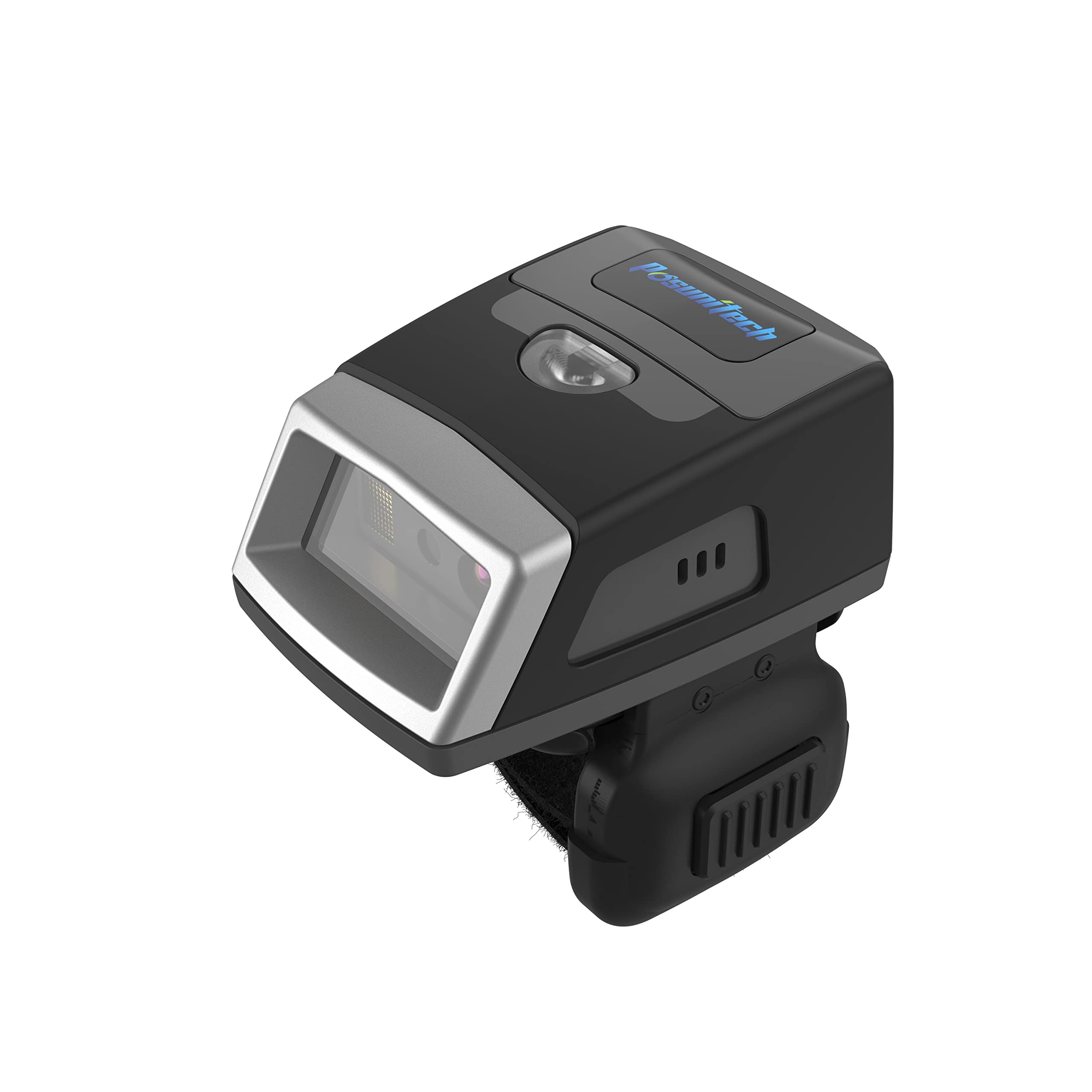 2D Wireless Bluetooth Barcode Scanner - Wearable Mini Ring Scanner with 550mAh Replaceable Battery, IP65 Waterproof, Compatible with Android/iOS (EF02/FS02) - Perfect for Retail, Warehouse, and Inventory Management