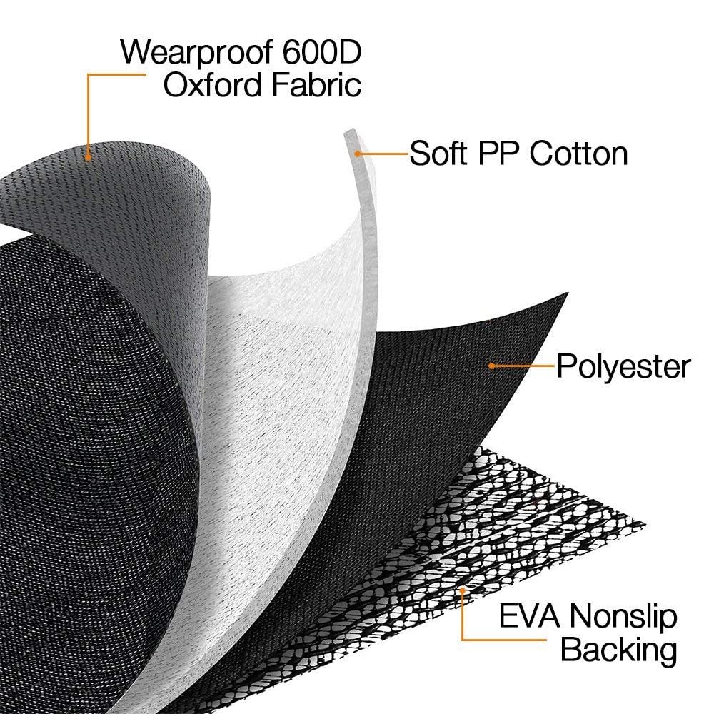 **Waterproof Dog Car Seat Cover for Back Seat - Non-Slip, Durable & Soft Pet Bench Seat Protector for Cars, Trucks & SUVs (Black) - Perfect for Travel, Outdoor Adventures & Daily Commutes**
