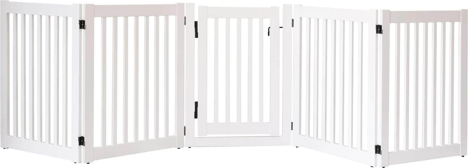 AmishCraft Extra Wide Pet Gate - 4 Colors for Dogs, Cats & Kids - Perfect for Doorways, Hallways & Stairs