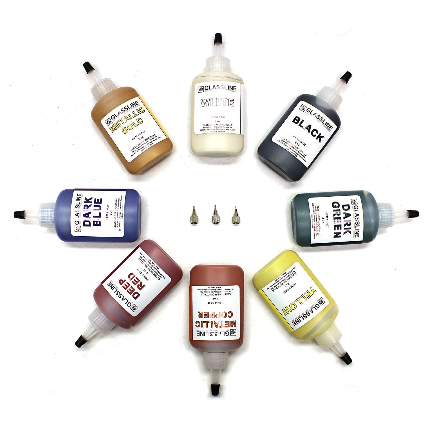 Glassline Pen Set - Premium Assorted Colors for Artists, Calligraphy & Crafting - Perfect for Drawing, Writing & DIY Projects