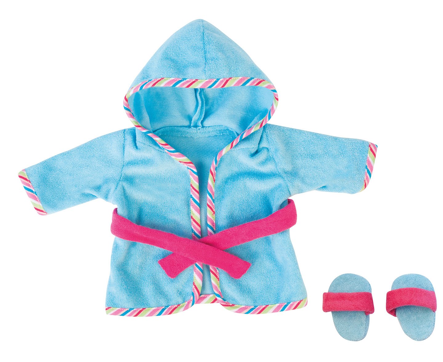 Bayer Design 83873AA Deluxe Doll Bathrobe & Slippers Set for 15