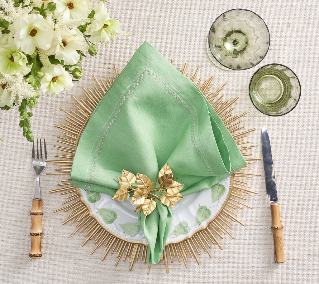 Premium Gold Radiate Charger Plates - Set of 4 for Elegant Dinner Parties, Wedding Receptions & Formal Table Settings