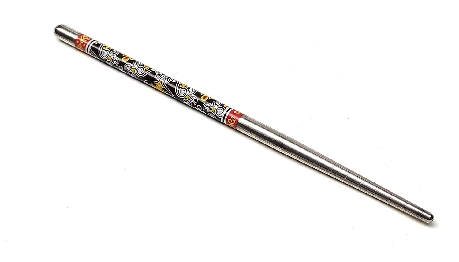 GIRLYZ ATTIRE Stainless Steel Floral Hair Stick Set - 3 Pack Multicolor Hair Pins, Juda Sticks, Bun Holders for Women | Perfect for Updos, Braids, Weddings & Everyday Hairstyles