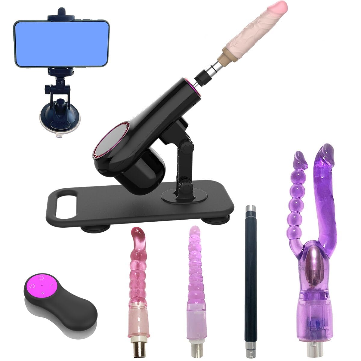 21-Speed Automatic Sex Machine for Women & Men - Powerful Love Machine with Multiple Vibration Modes - Perfect for Solo Play, Couples Fun & BDSM Exploration