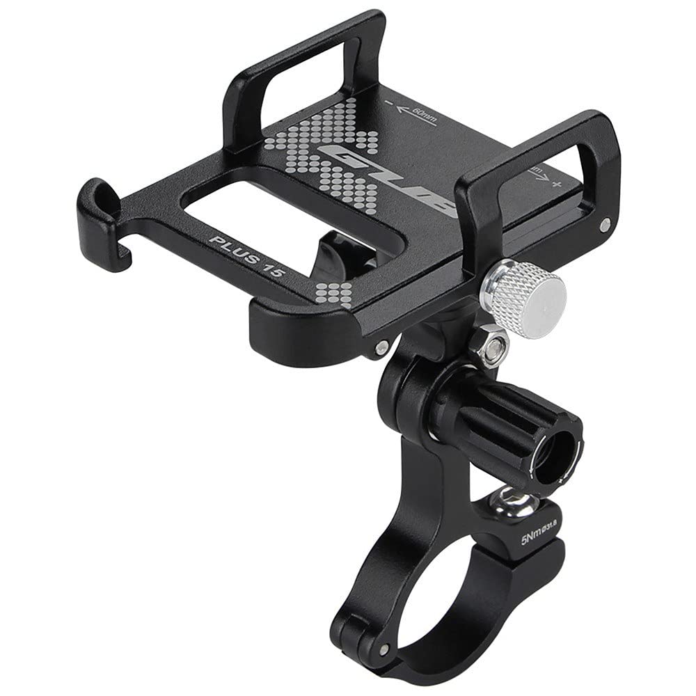 360° Rotating Adjustable Aluminum Bike Phone Mount - Anti-Slip Bicycle Handlebar Holder for iPhone & Android - Perfect for Cycling, Commuting & Outdoor Adventures