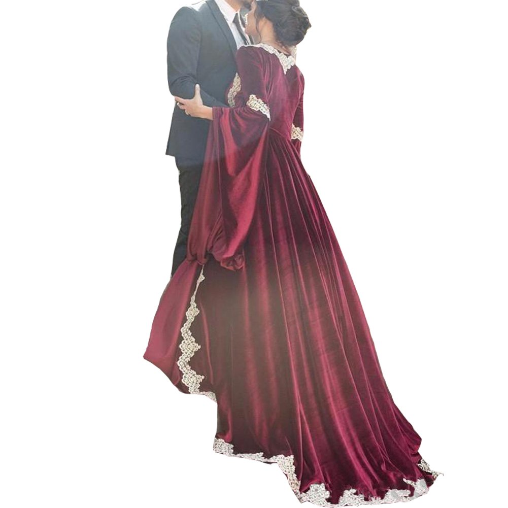 Vintage Lace Prom Evening Dresses with Long Sleeves Coat - 2 Piece Formal Gown Set for Women's Special Occasions, Homecoming, Ball, Wedding & Party Events