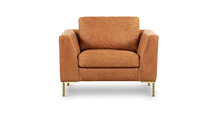 Calle Lounge Chair - Modern Accent Chair for Living Room, Bedroom, or Office - Comfortable Reading & Relaxation Chair with Sturdy Frame