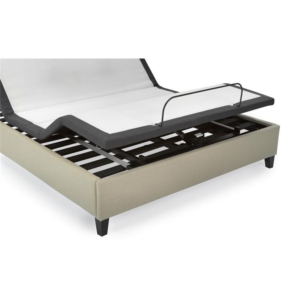 Pemberly Row 10 Inch Gel Memory Foam Twin Size Long Mattress with Model Z Bed Frame in White - Perfect for Kids' Rooms, Guest Beds & Small Spaces