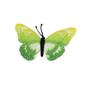 KAVIN 2-Pack Mesh Butterfly Hair Claw Clips for Women & Girls - Non-Slip Hair Pins, Hair Ties, Hair Accessories (Green) - Perfect for School, Work, Parties & Everyday Hairstyles