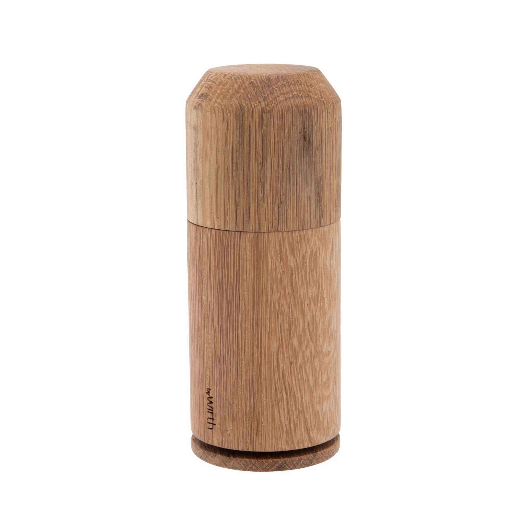 EKTA LIVING 'Crush Me' Premium Salt and Pepper Grinder Set - Handcrafted Oiled Oak Wood - Perfect for Kitchen, Dining Table & Gourmet Cooking