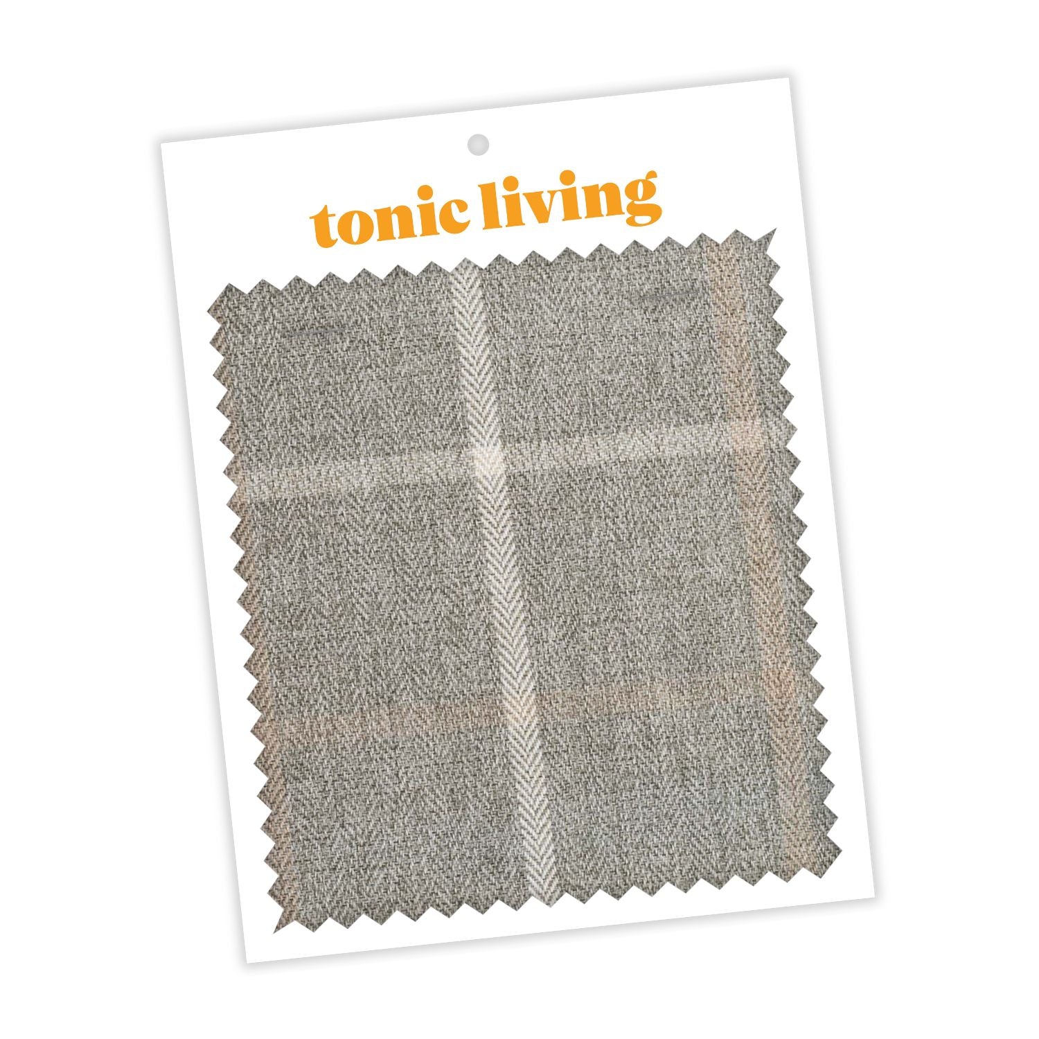 Camden Plaid & Flagstone Fabric Swatch - Premium Textile Samples for Home Decor & Upholstery Projects | Perfect for DIY, Sewing, and Interior Design