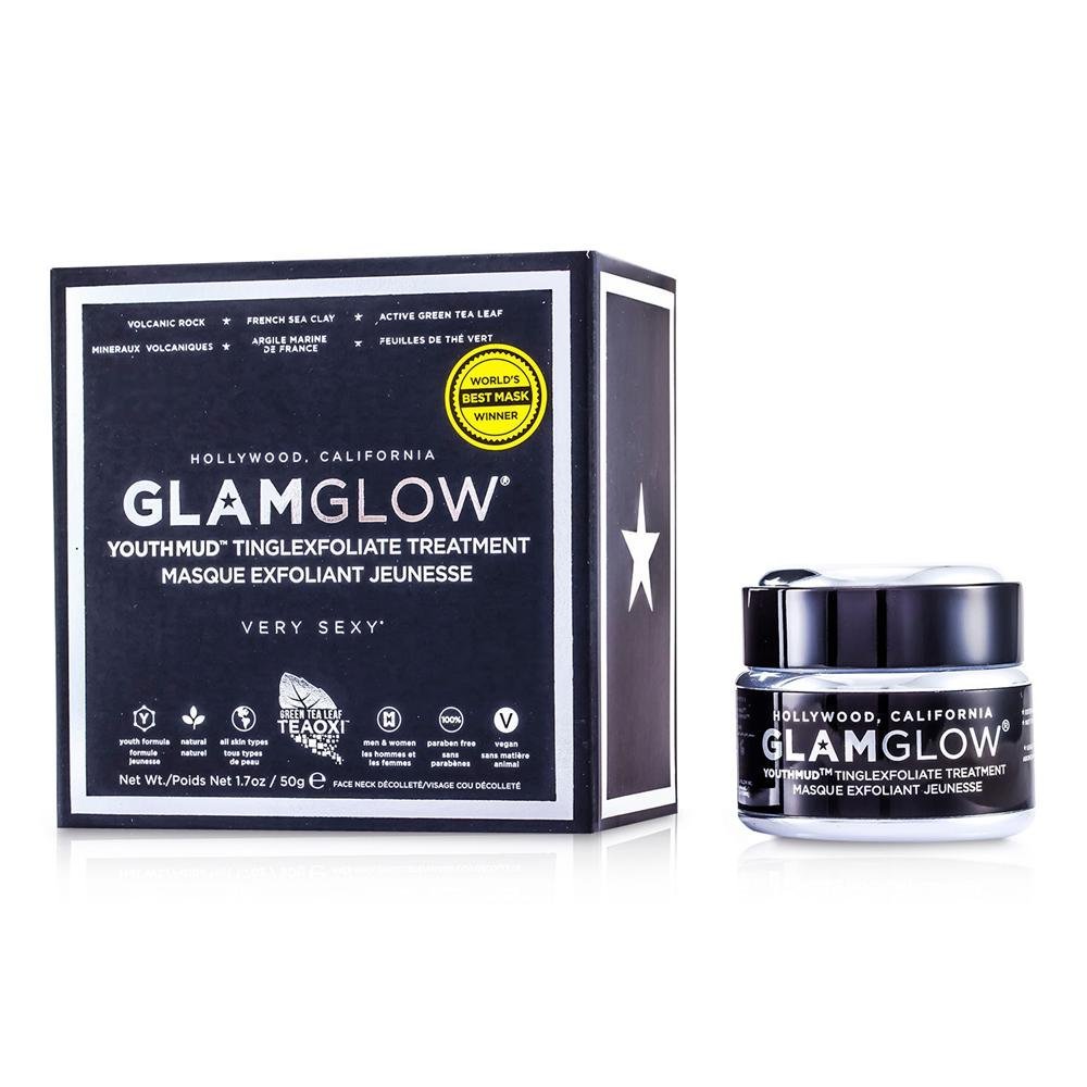 Glamglow Youthmud Tinglexfoliate Treatment 1.7 Oz - Exfoliating Face Mask for Glowing Skin | Perfect for Spa Night & Self-Care Routine