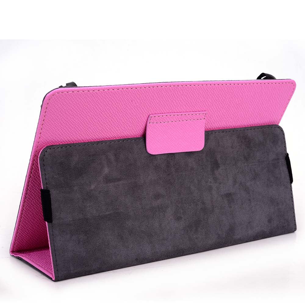 OIOO Model 2 7 Inch Tablet Case - Shockproof Protective Cover with Stand, Non-Slip Grip, Lightweight Design - Perfect for Reading, Watching Movies & Travel (Pink, UniGrip Edition by Cush Cases)