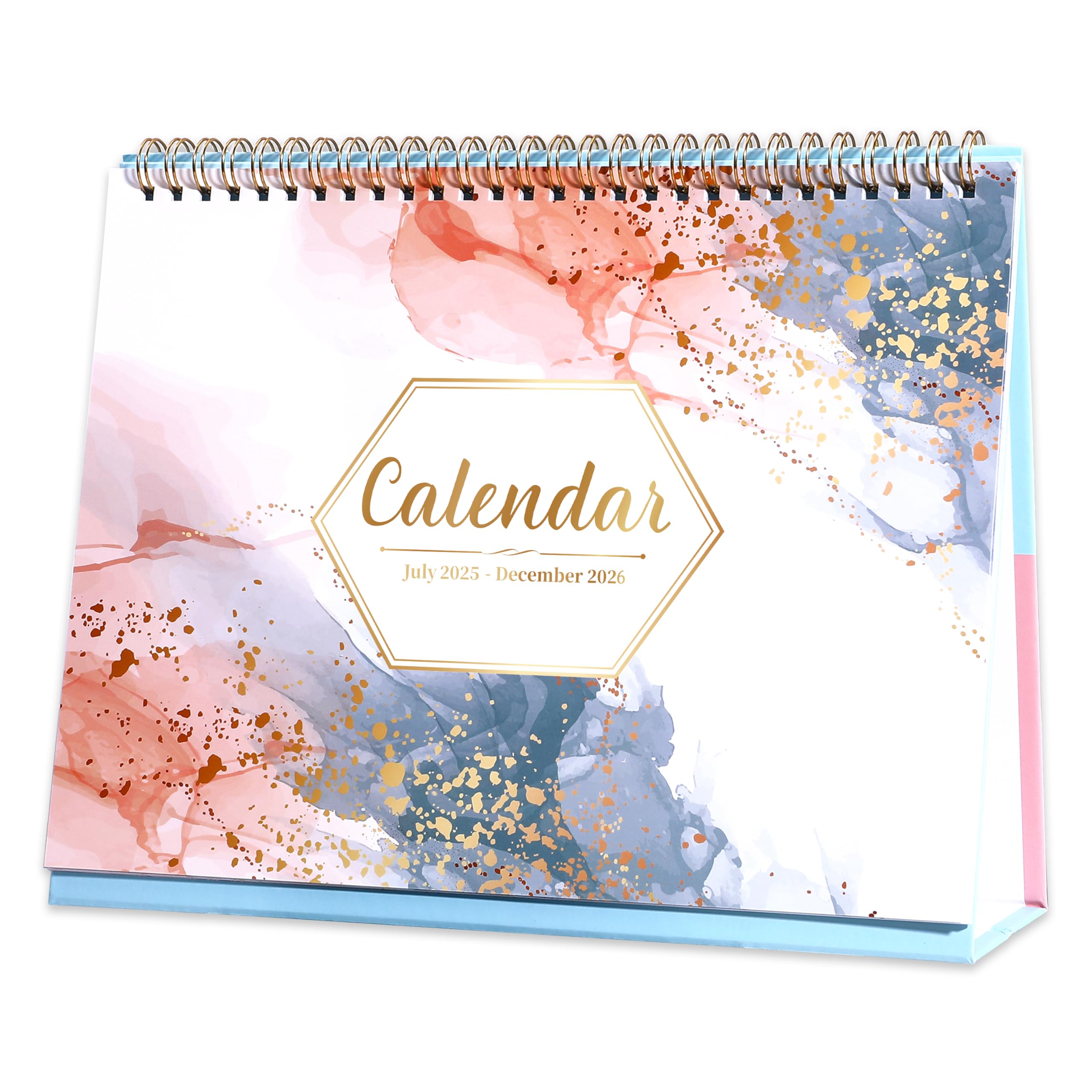 2025-2026 18-Month Desk Calendar | July 2025 - December 2026 | 9.8