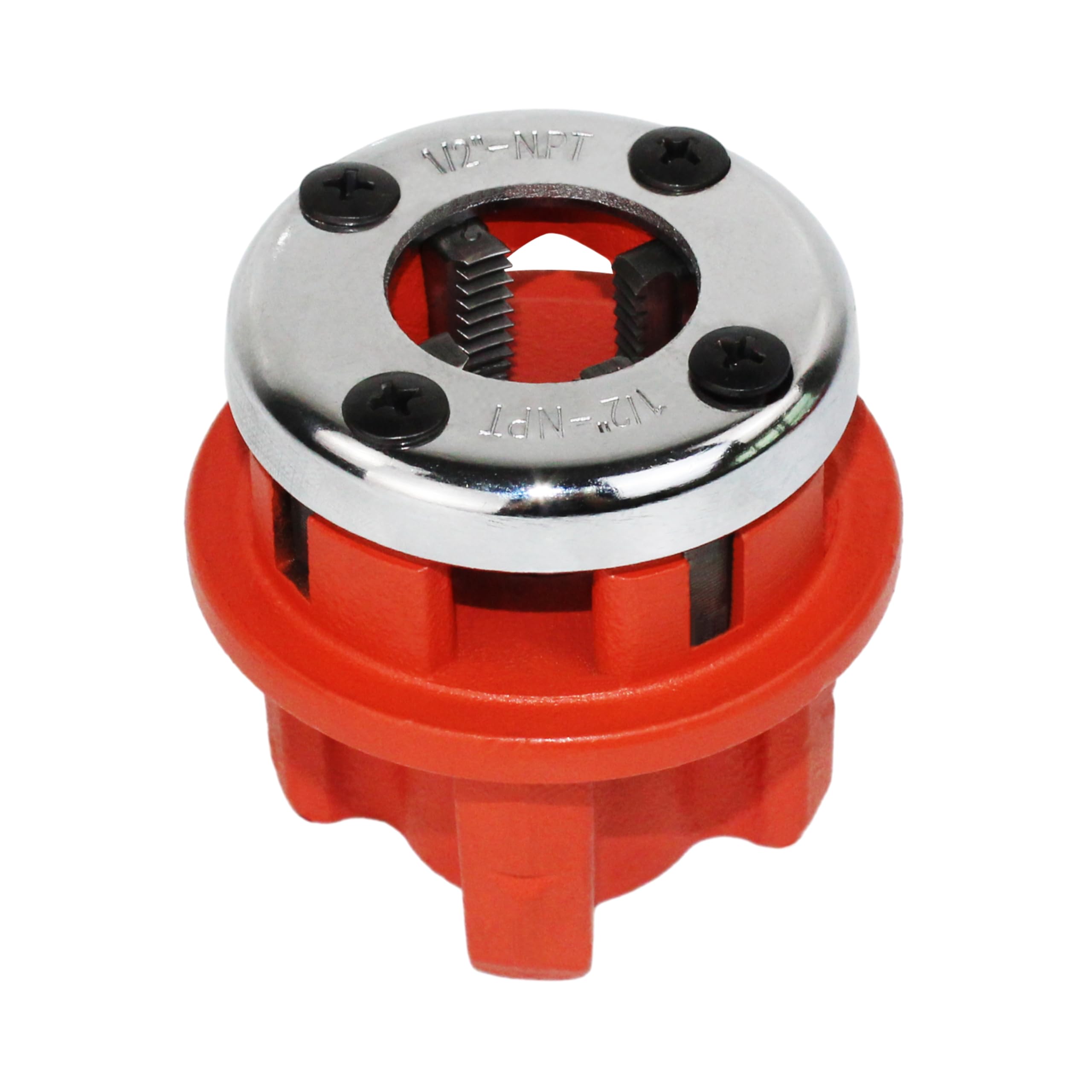 1/2-inch Ratchet Pipe Threader Kit Replacement Dies - Compatible with Galvanized & Iron Pipes (Not for Stainless Steel) - Perfect for Plumbing Repairs, Pipe Fittings & DIY Projects