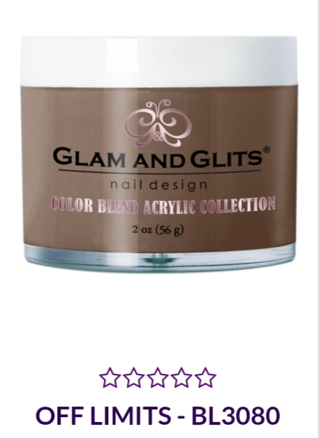GLAM AND GLITS COLOR BLEND COLLECTION VOL.2 BL3080 - 2 oz Nail Polish Set | OFF LIMITS | Perfect for Salon, Home Manicures & Gift Giving