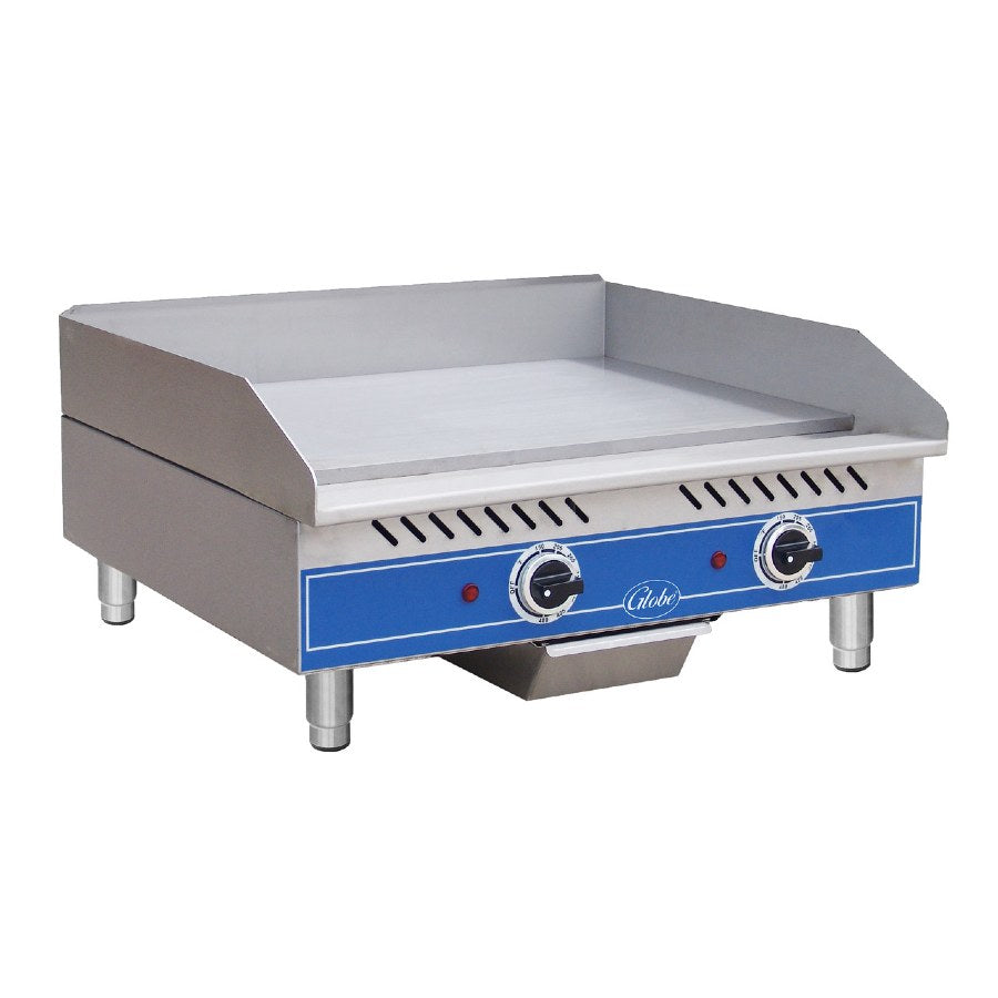 Globe GEG24 24-Inch Medium Duty Electric Griddle - Perfect for Commercial Kitchens, Diners & Food Trucks