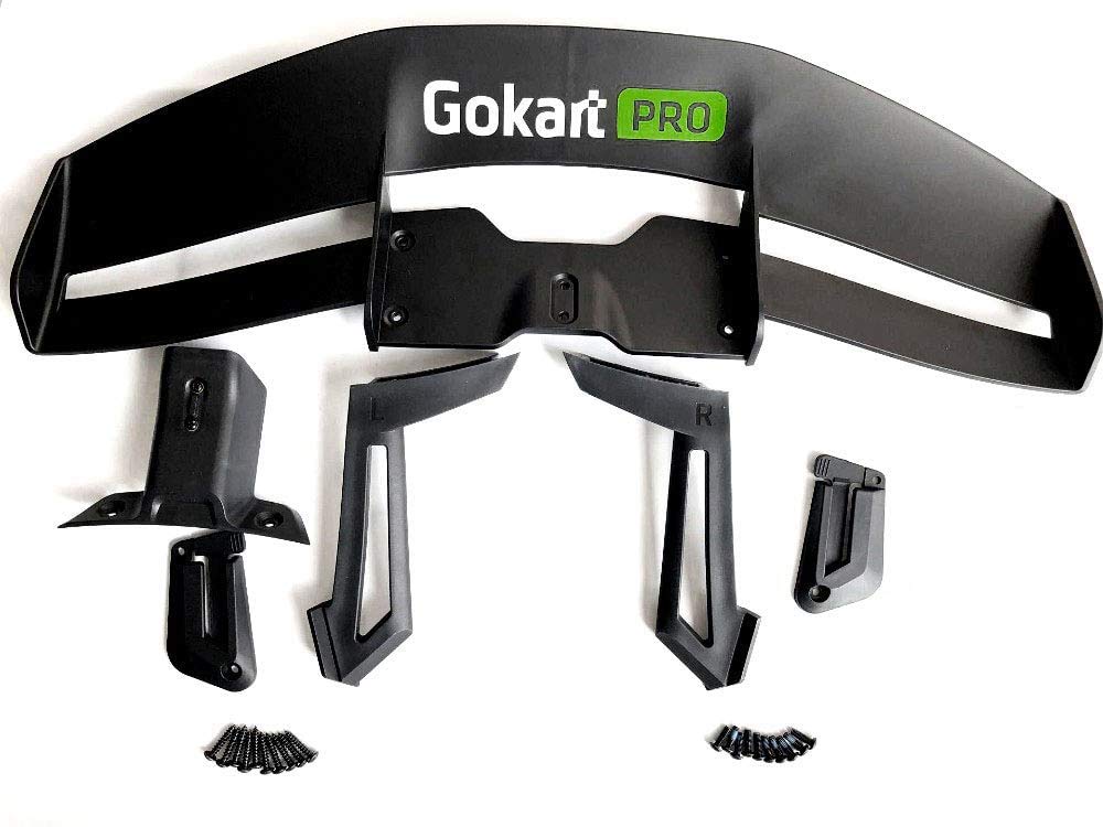 Original Ninebot Gokart PRO Kart Rear Wing Installation Kit - Replacement Tail Accessory for Self-Balancing Scooters | DIY Upgrade & Performance Enhancement for Racing Enthusiasts