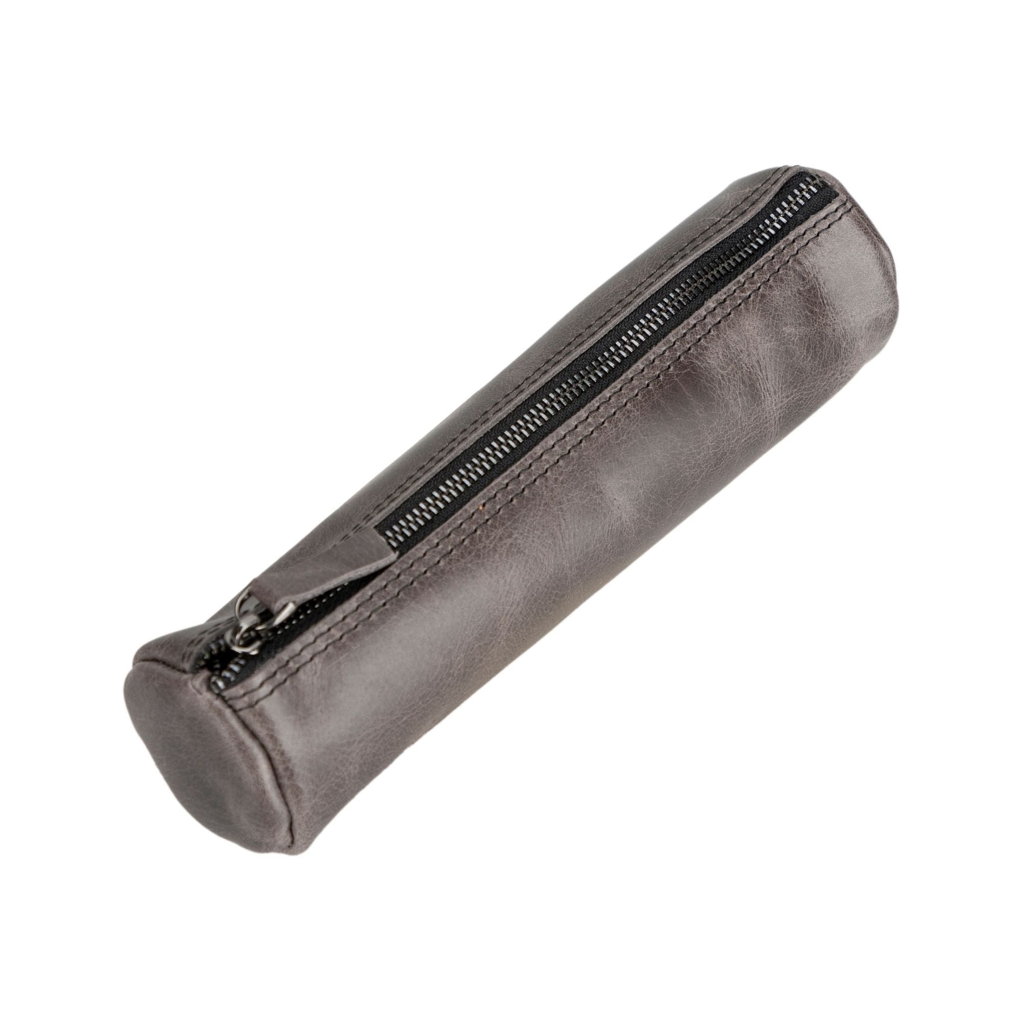 Handmade Genuine Cow Leather Pencil Case - Premium Leather School & Office Supplies for Students & Professionals - Perfect for School, Work & Travel Organization