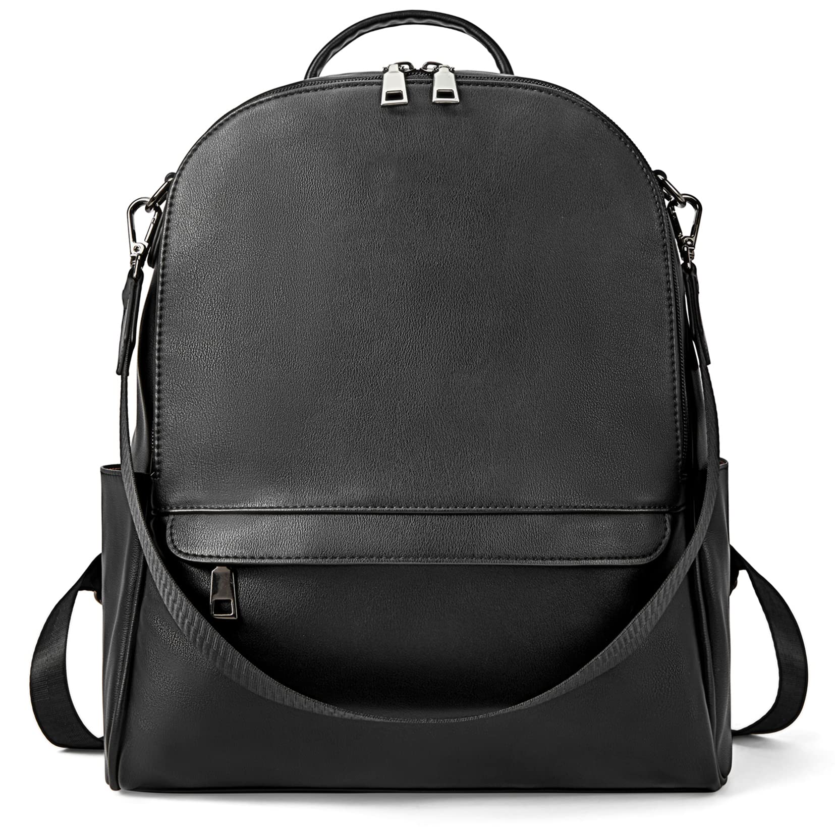 BROMEN Vegan Leather Anti-Theft Backpack Purse for Women - College & Travel Use