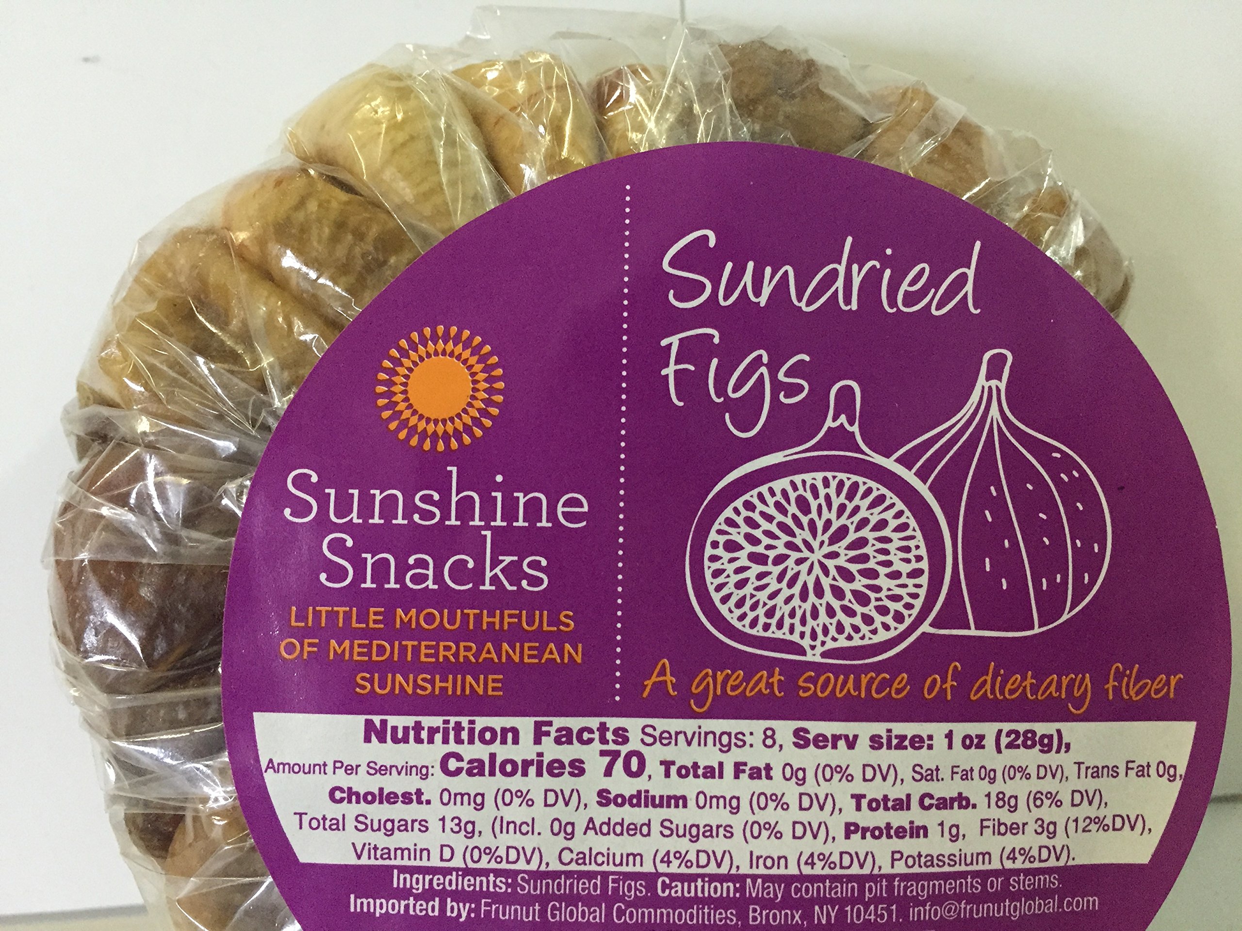 Organic Dried Figs - 8 oz | Sun-Dried, No Sugar Added | Healthy Snack for Kids & Adults | Perfect for Baking, Salads & Trail Mix