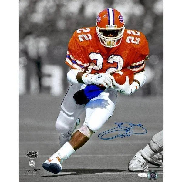 Emmitt Smith Autographed Florida Gators 16x20 Photo - Framed with COA - Perfect for Sports Memorabilia Collectors & Gators Fans