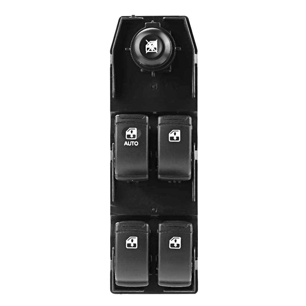 Aramox Master Window Switch 621W04460 - Power Window Control Switch ABS Plastic Black - Compatible with Suzuki Vehicles - Perfect for Car Window Repair & Replacement