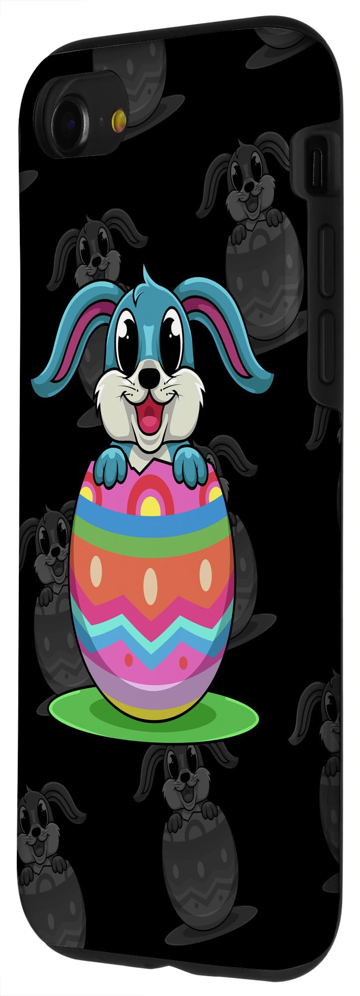 iPhone SE (2020) / 7 / 8 Cute Easter Bunny Phone Case - Colorful Easter Egg Design - Perfect for Easter Gifts & Spring Celebrations