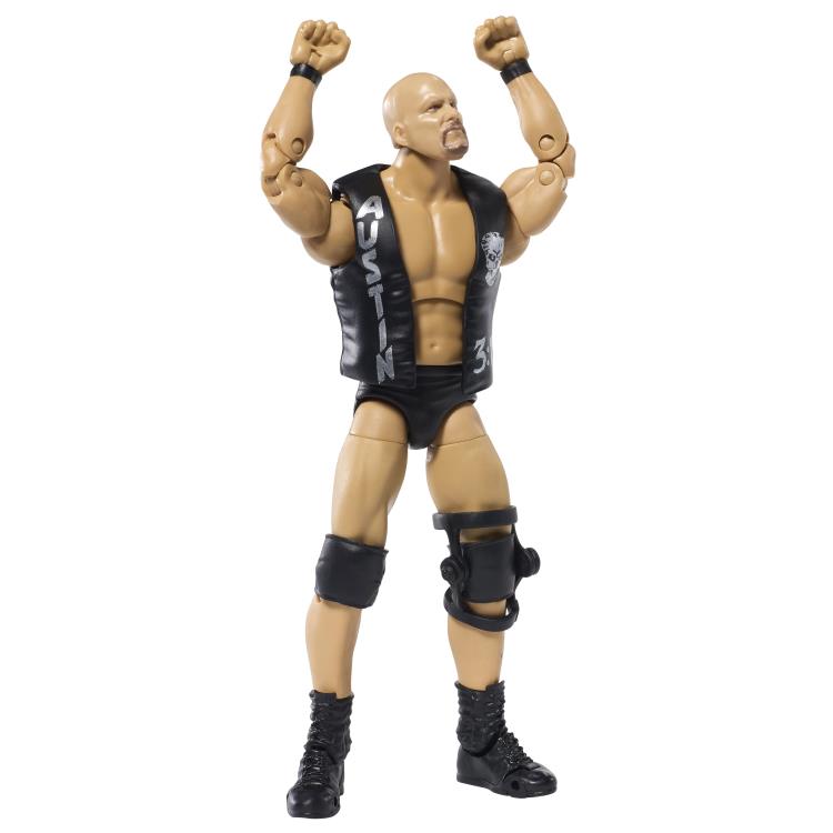 WWE Ultimate Edition Greatest Hits Stone Cold Steve Austin Action Figure - Collectible Wrestling Toy for Fans, Gifts & Display