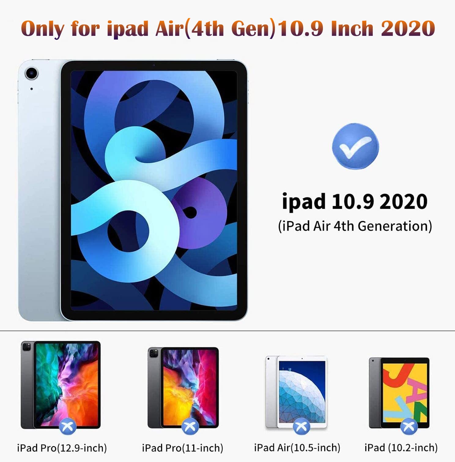 Premium Smart Case for iPad Air 5th Gen (2022) & iPad Air 4 (2020) & iPad Pro 11