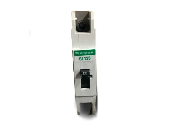 EATON CUTLER HAMMER GI1020 1-Pole 20 Amp Circuit Breaker - GI Series Top Level Protection for Residential & Commercial Electrical Panels