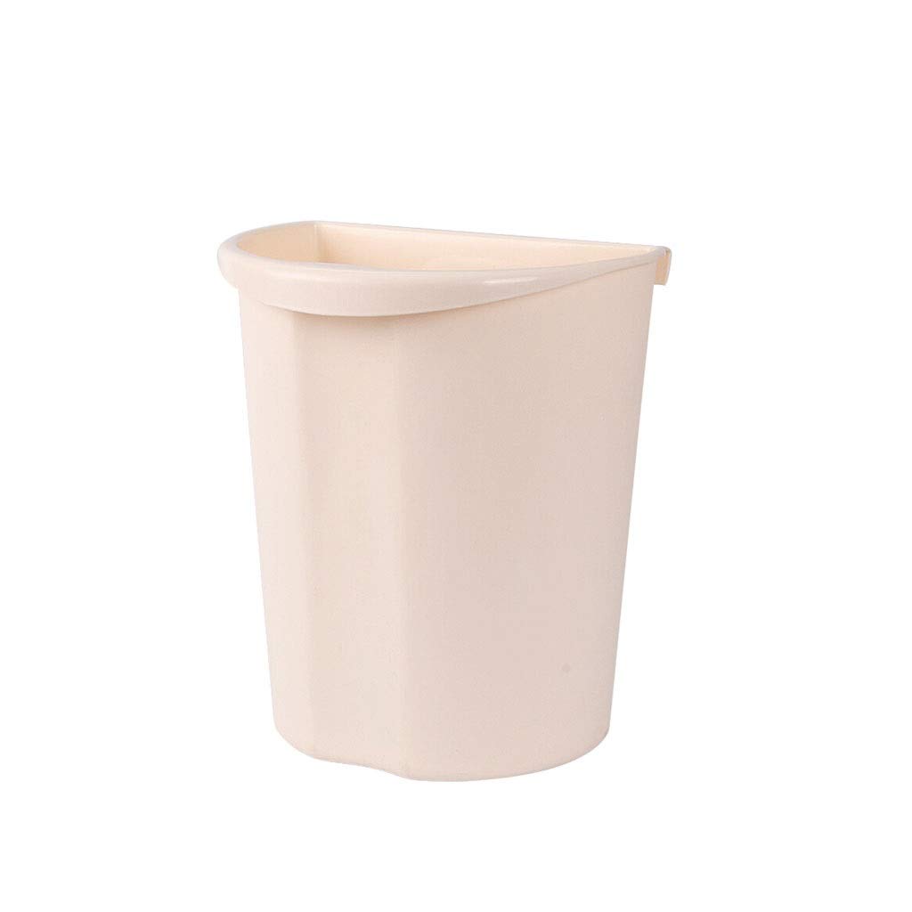 SHIJIE1701AA White Hanging Trash Can for Kitchen Cabinet Door - Space Saving Garbage Bin, Dorm Trash Can, Kitchen Storage Box - Perfect for Small Kitchens, Apartments & Dorm Rooms