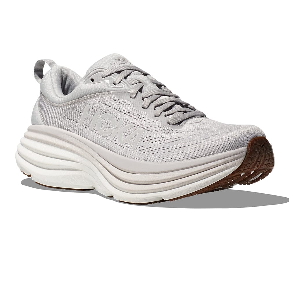 Hoka Men's Bondi 8 Running Shoes - Lightweight Cushioned Sneakers for Marathon, Jogging & Walking - Breathable Mesh Upper with Maximum Support & Comfort