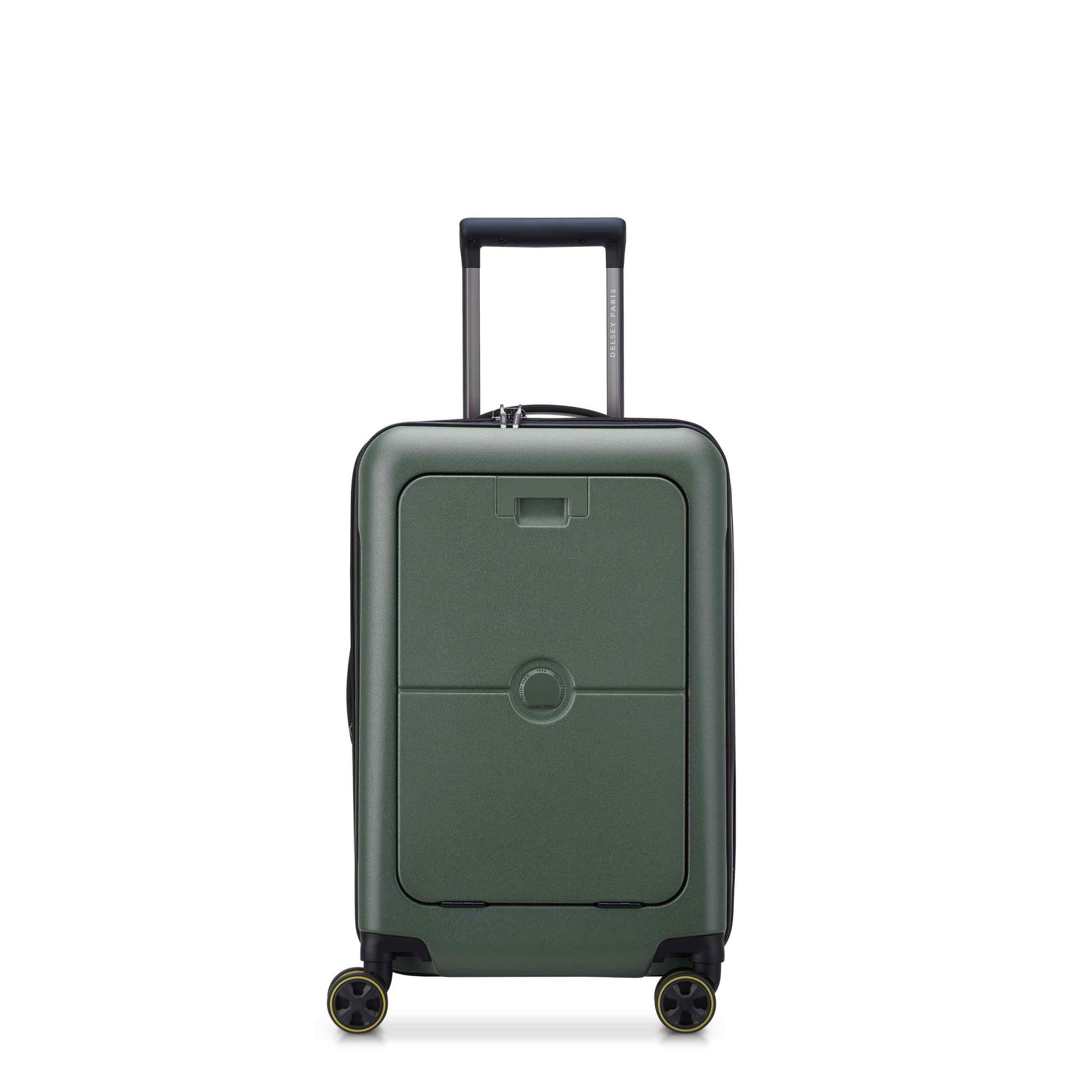 Delsey Turenne 2.0 Expandable Spinner Carry On Luggage with Front Business Pocket - Perfect for Air Travel & Business Trips