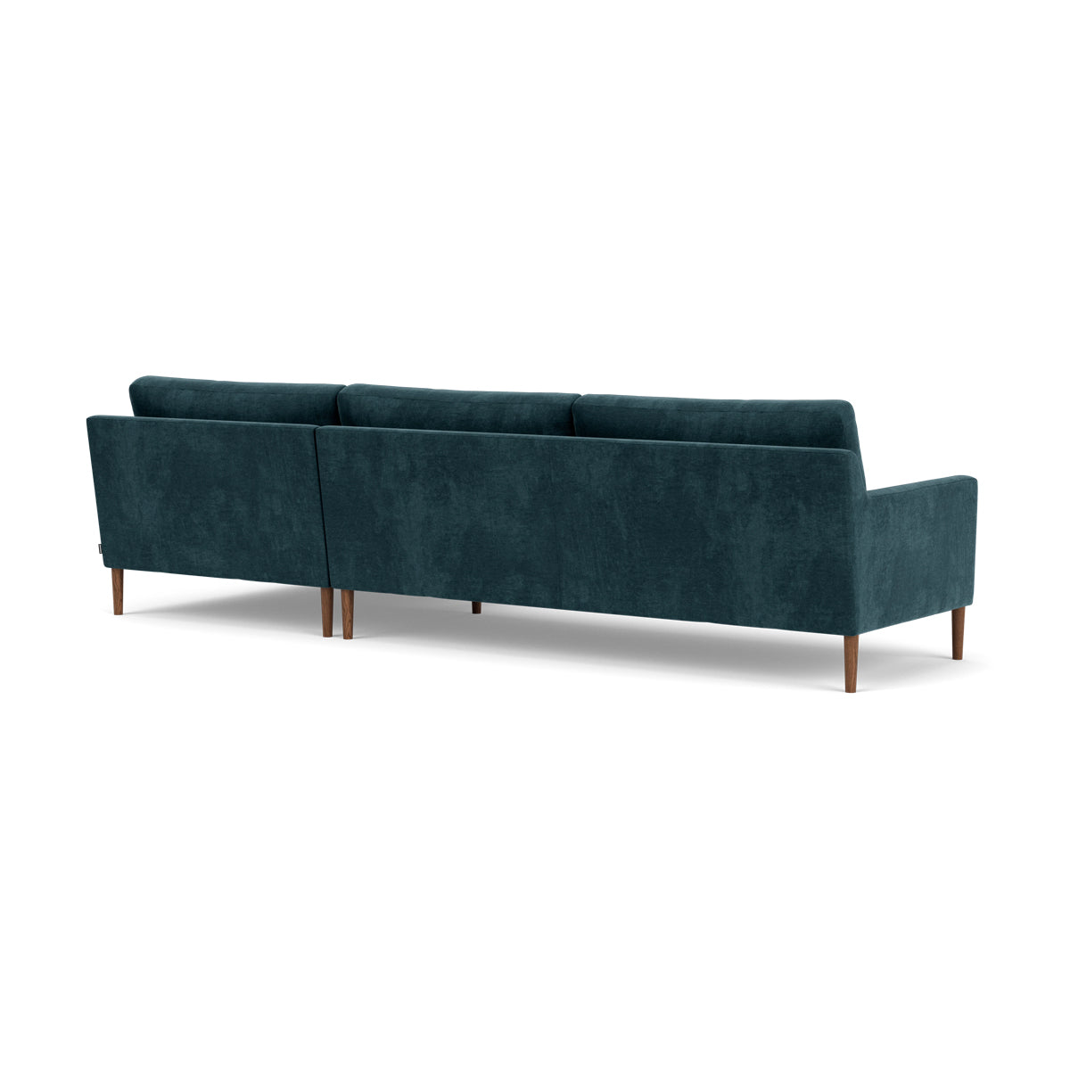 Astha Fabric Right Chaise Sofa - Modern Upholstered Sectional Couch for Living Room, Lounge & Small Spaces