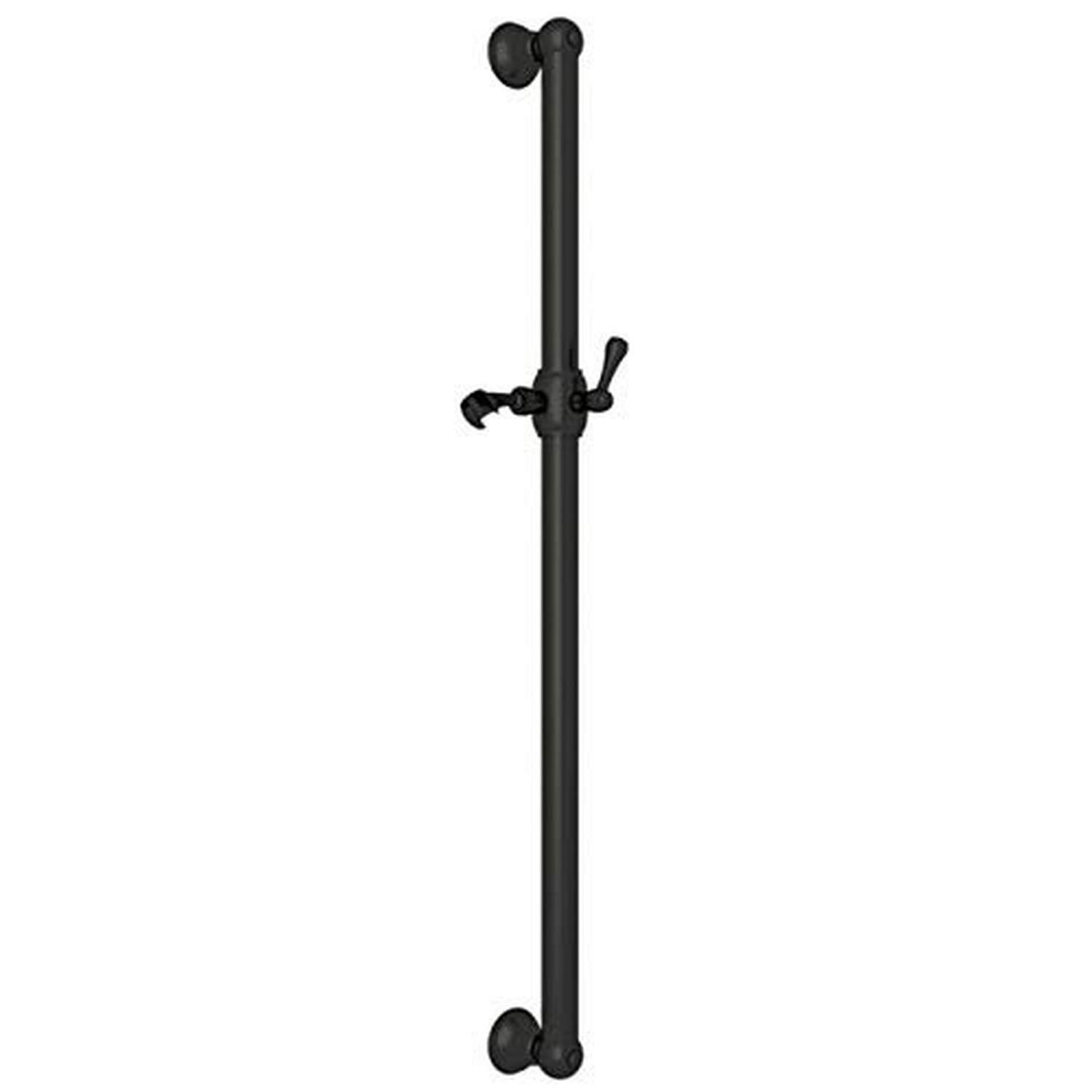 ROHL 1270OI 36-Inch Grab Bar Set in Old Iron Finish - ADA Compliant Bathroom Safety Handle for Elderly & Disabled - Ideal for Showers, Bathtubs & Toilets