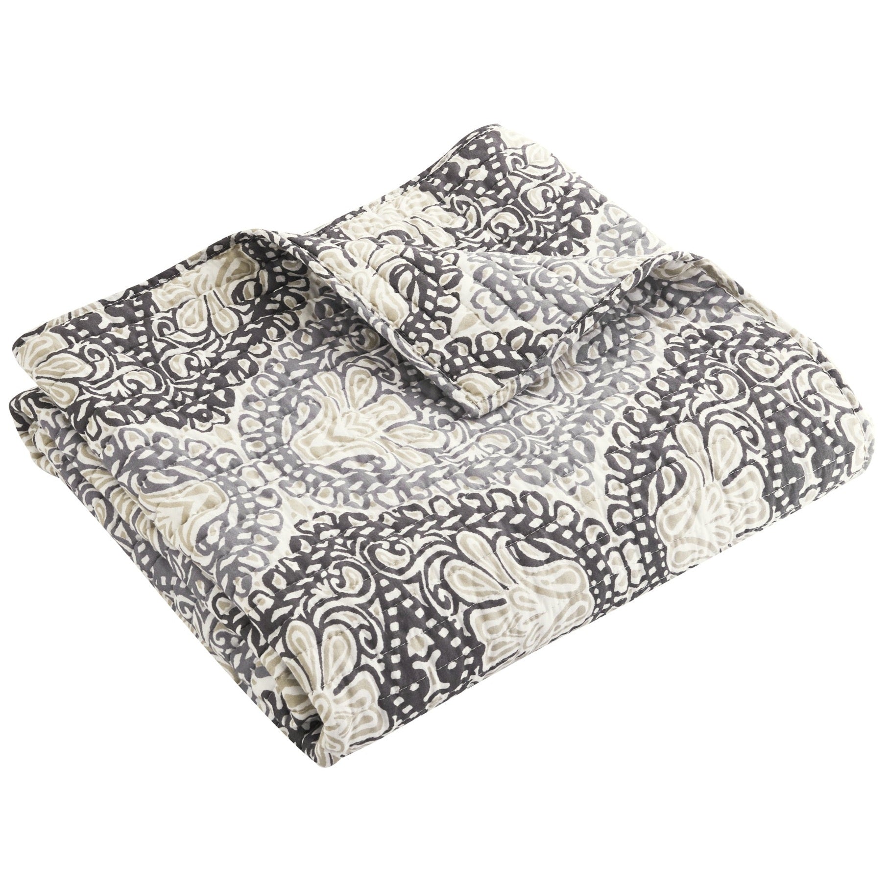 Cozy Trevino Quilted Throw Blanket - Soft Lightweight Decorative Couch Throw for Living Room, Bed, Sofa - Perfect for Winter, Gifts & Home Decor