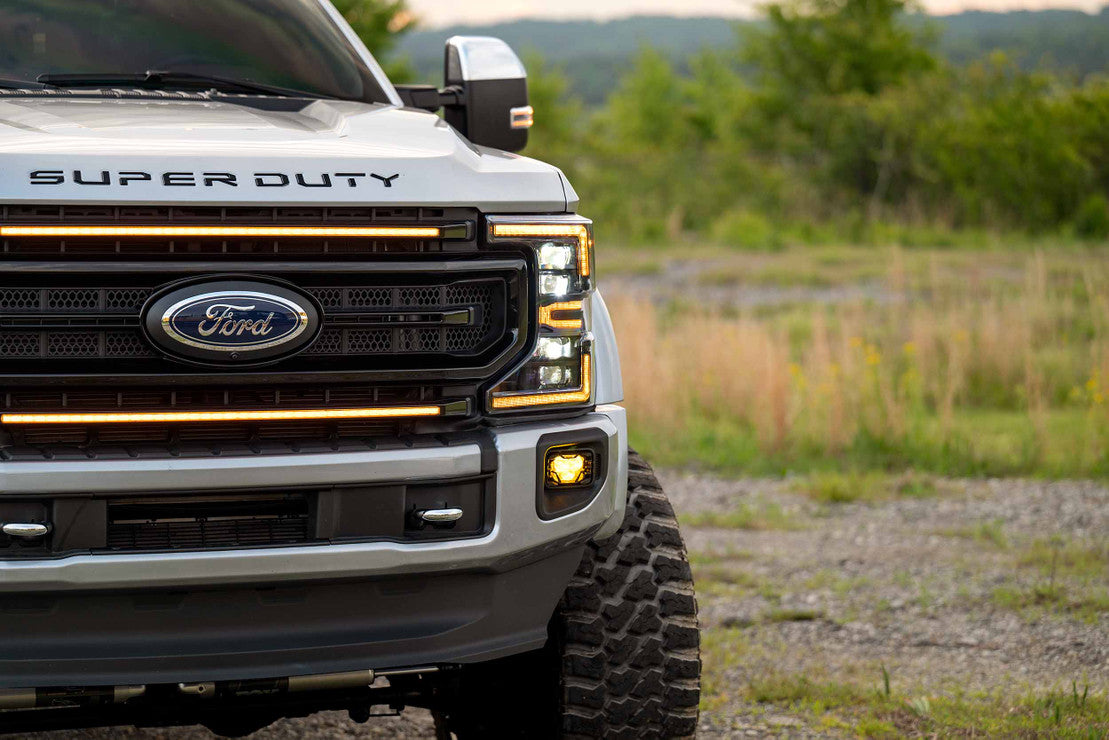 2020-2022 FORD SUPER DUTY XBG LED Daytime Running Lights Grille - Upgrade Your Truck's Front Styling for Enhanced Visibility & Safety