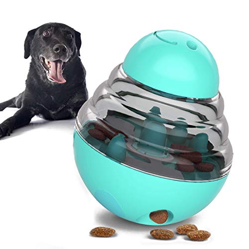 Wagooly Treat Dispensing Dog Toys - Slow Feeder Puzzle Ball with 2 Holes, Interactive Pet IQ Game for Puppies & Dogs, Mental Stimulation Food Dispenser for Boredom Relief - Perfect for Mealtime Enrichment & Training Sessions