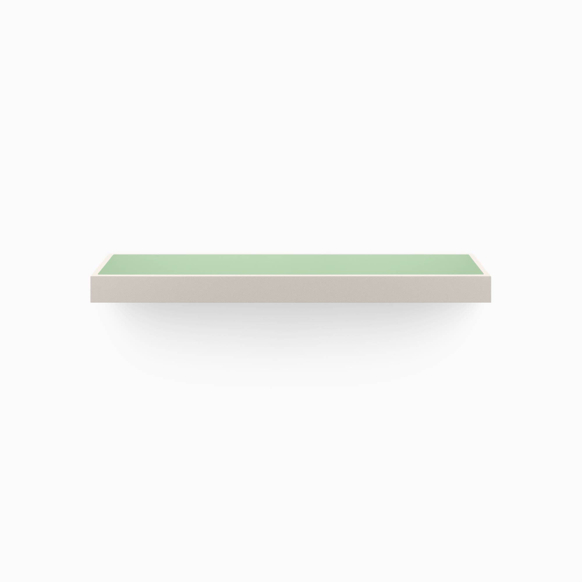 Stylish Aksel Inlay Concrete Floating Shelf - Modern Wall Decor for Living Room, Bedroom & Office Storage