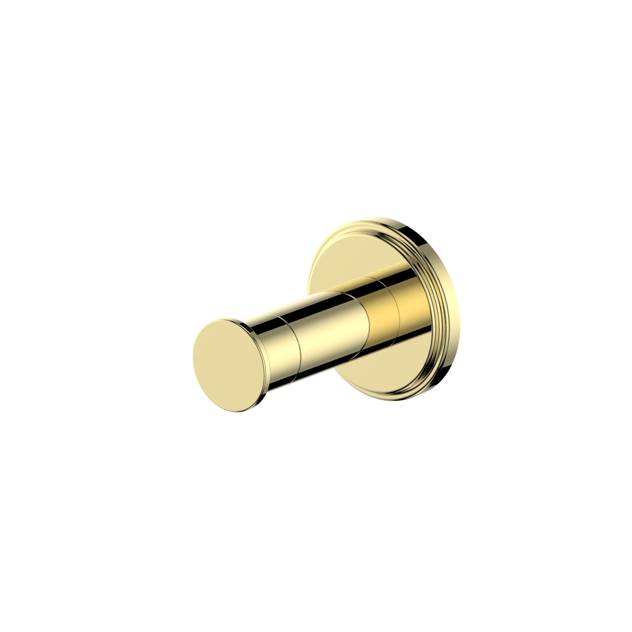 ZLINE El Dorado Polished Gold Towel Hook - Elegant Bathroom & Kitchen Wall Hooks for Towels, Robes & Hats (ELD HK PG) - Perfect for Spa, Hotel & Home Decor