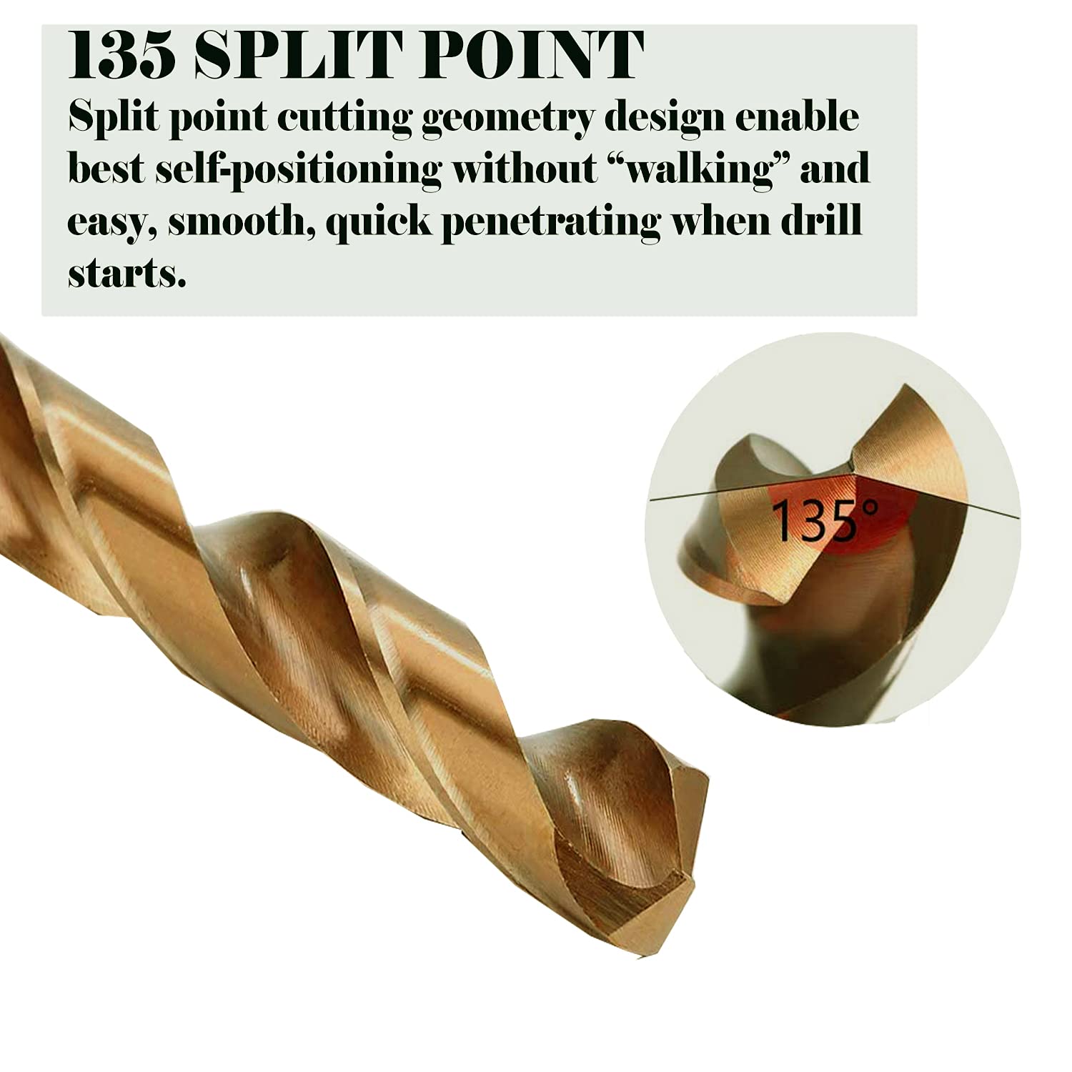 HSS Cobalt Double-End Drill Bit 1/8