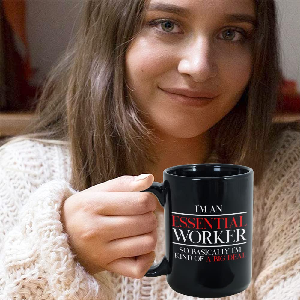 15 oz Black Bubble Hugs Appreciation Coffee Mug - Perfect Employee Gift, Teacher Appreciation Present, Retirement Gift for Boss or Principal - Ideal for Office Use, End of Year Celebrations & Daily Coffee Breaks