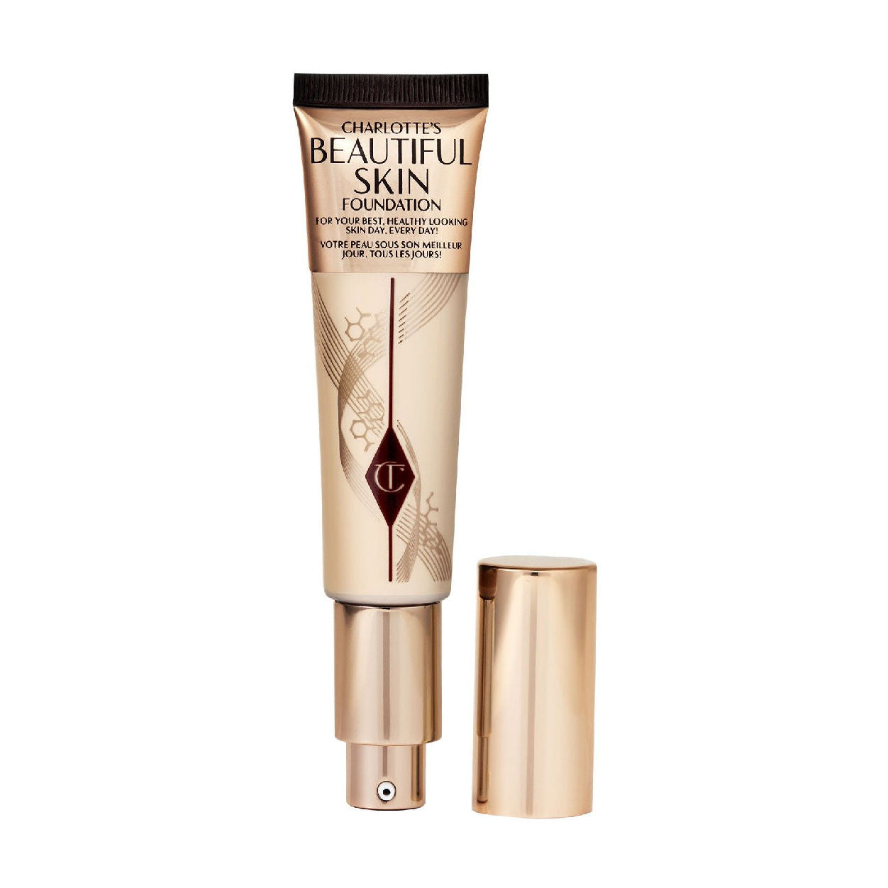 Charlotte's Beautiful Skin Foundation - Flawless Full Coverage Liquid Makeup for All Skin Types | Perfect for Daily Wear, Special Occasions & Photography
