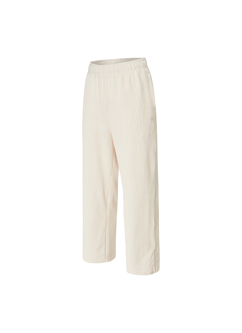 Velvet Corduroy Wide Leg Pants for Women - High Waisted Comfortable Lounge Pants for Casual Wear & Home Relaxation