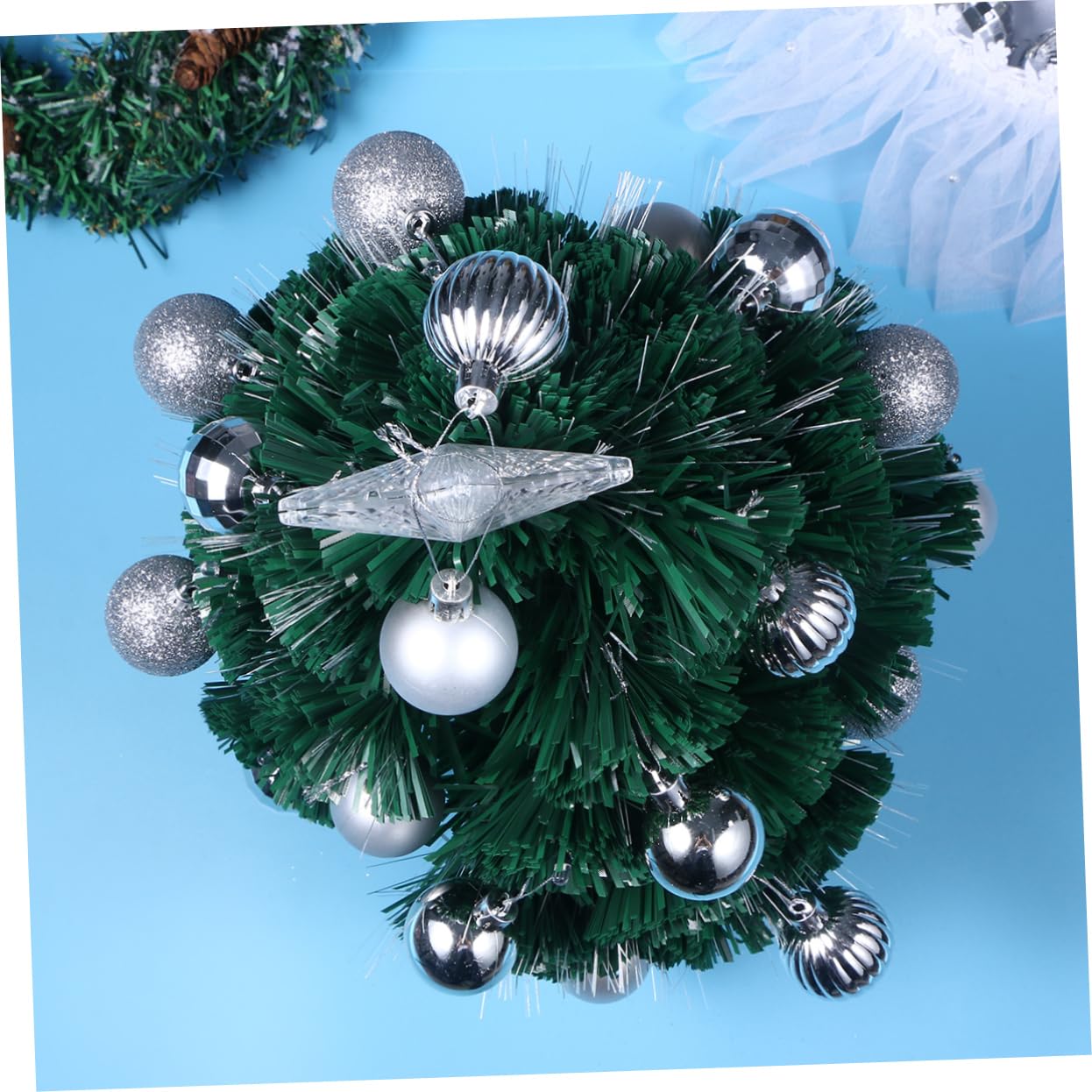 ABOOFAN 34 Pcs Christmas Tree Ornaments Set - Shatterproof Xmas Ball Decorations for Holiday Party, Home & Office Decor - Perfect for Christmas Tree Decorating, Gift Exchange & Festive Celebrations