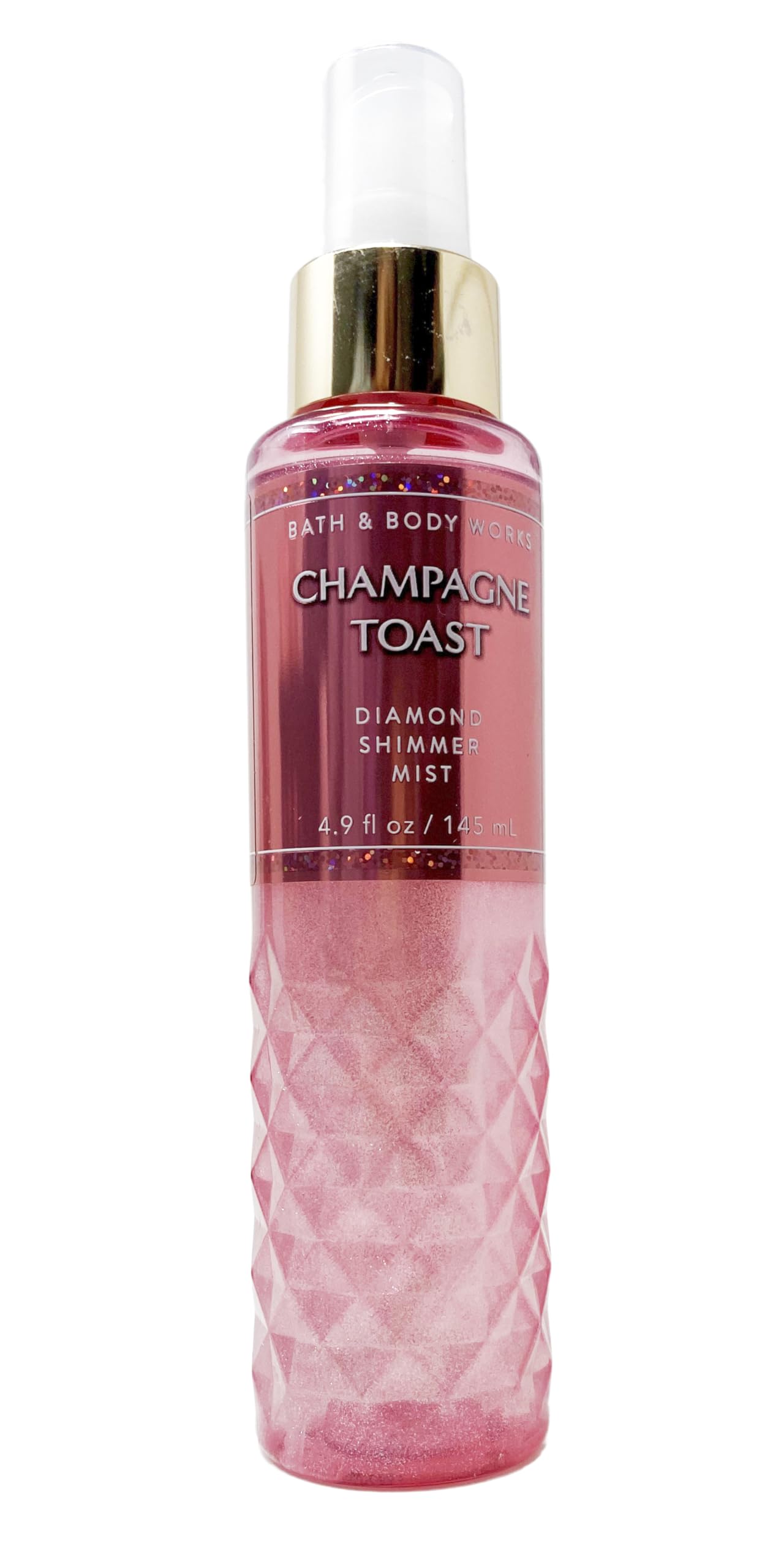 Bath & Body Works Champagne Toast Duo Gift Set - Body Cream & Diamond Shimmer Mist with Himalayan Salt Soap Sample | Perfect for Holidays, Birthdays & Self-Care Gifts