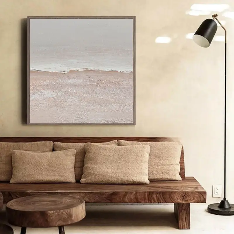 Ocean And Sky Painting #OS 003 - Stunning Seascape Wall Art for Home & Office Decor | Perfect for Living Room, Bedroom or Beach House